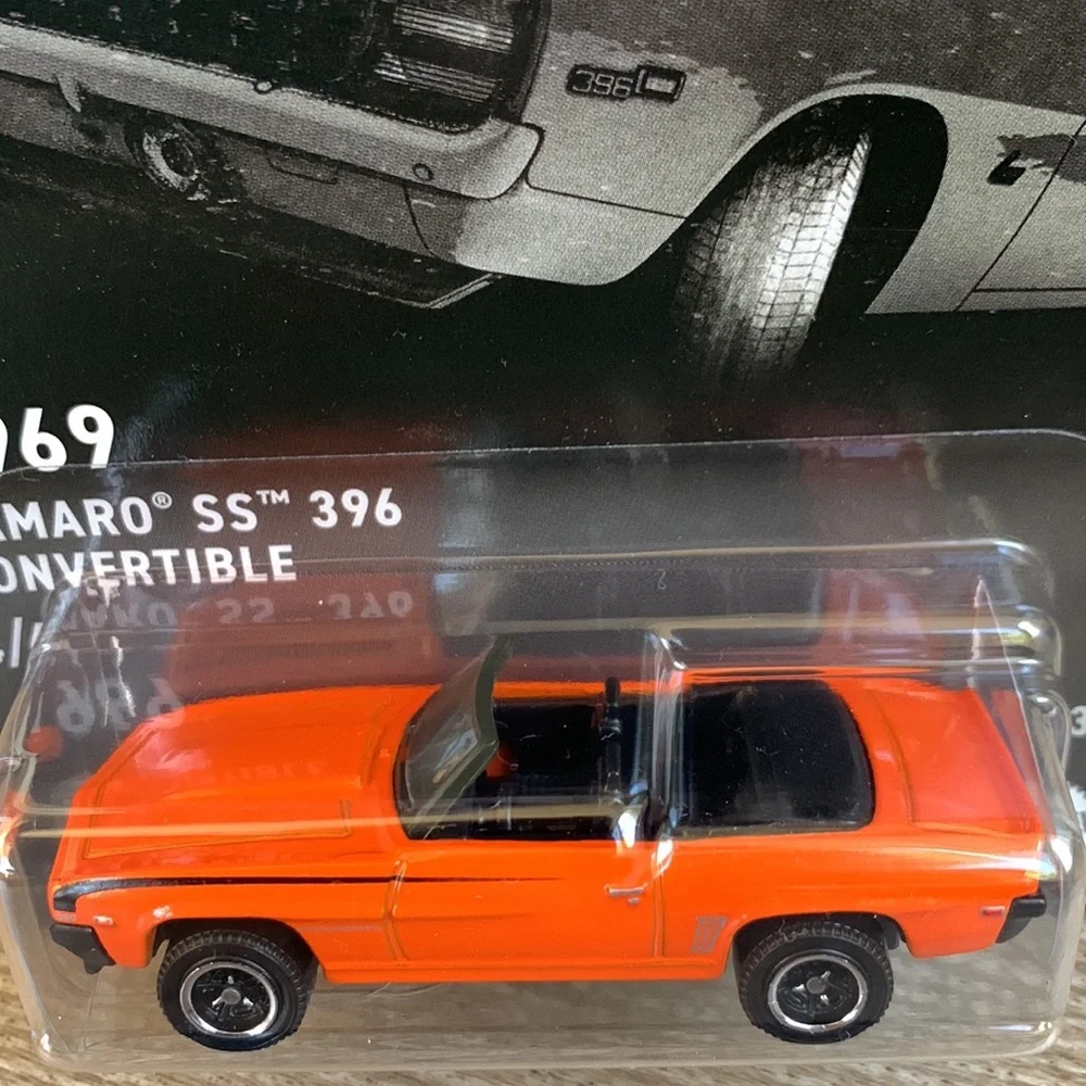 1969 Camaro SS 396 Matchbox Orange Convertible Car American Series Chevy 2024 🆕